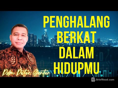 PENGHALANG BERKAT DALAM HIDUPMU   -   PETER GUNTUR