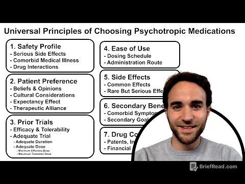 Principles of Choosing Psychotropics