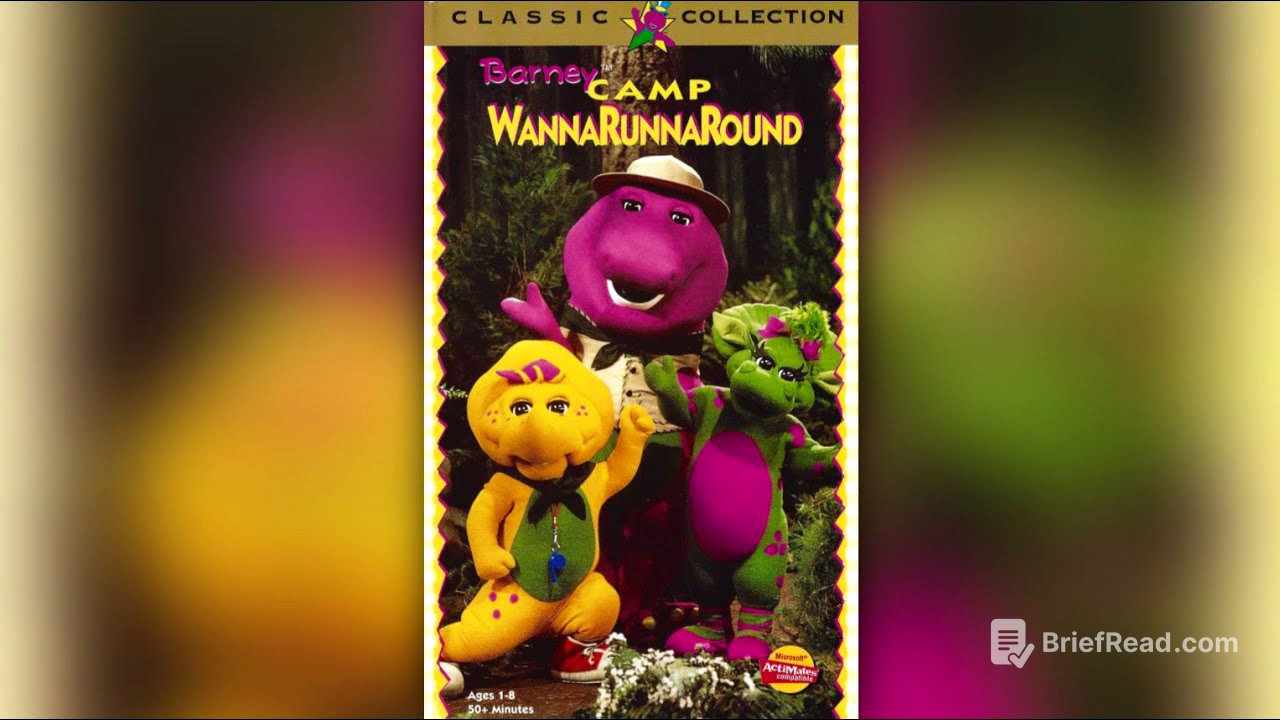 Barney: Camp WannaRunnaRound [1997] - 1997 VHS Release