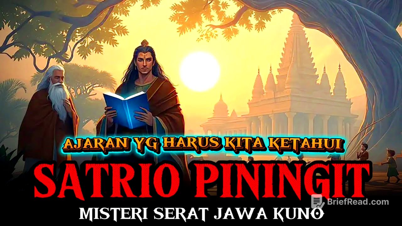 📘 Serat Jawa Kuno yang Harus Kamu Tahu. Episode 1 | Ajaran Satrio Piningit untuk Hidup Bermakna 🌿