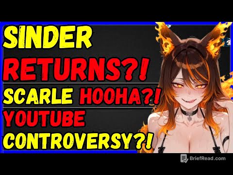 Sinder RETURNS?! Nijisanji Scarle TESTS HOOHA! Youtube responds to drama, Hololive Teases us