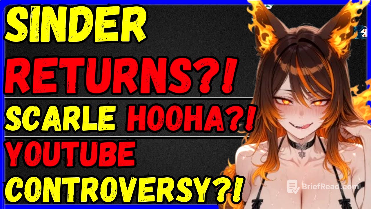 Sinder RETURNS?! Nijisanji Scarle TESTS HOOHA! Youtube responds to drama, Hololive Teases us