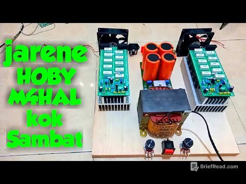 rincian harga Pembuatan power Amplifier by wong deso