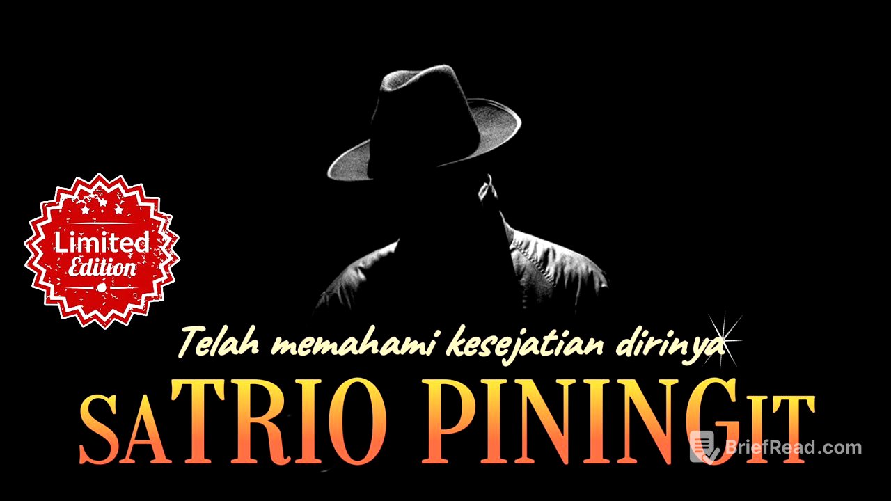SATRIO PININGIT: Telah memahami kesejatian dirinya