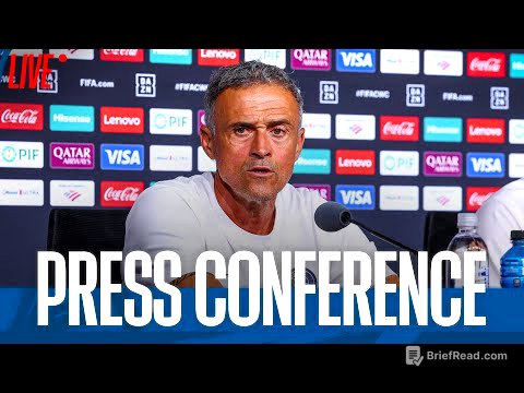 🇺🇸🎙️ La conférence de presse de Luis Enrique avant la demi-finale face au Real Madrid 🔴🔵