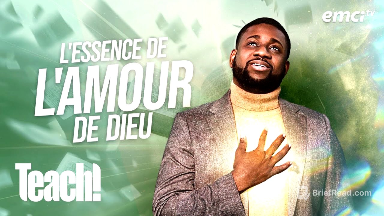 Découvrez l'essence de l'amour de Dieu - Teach! - Athoms Mbuma