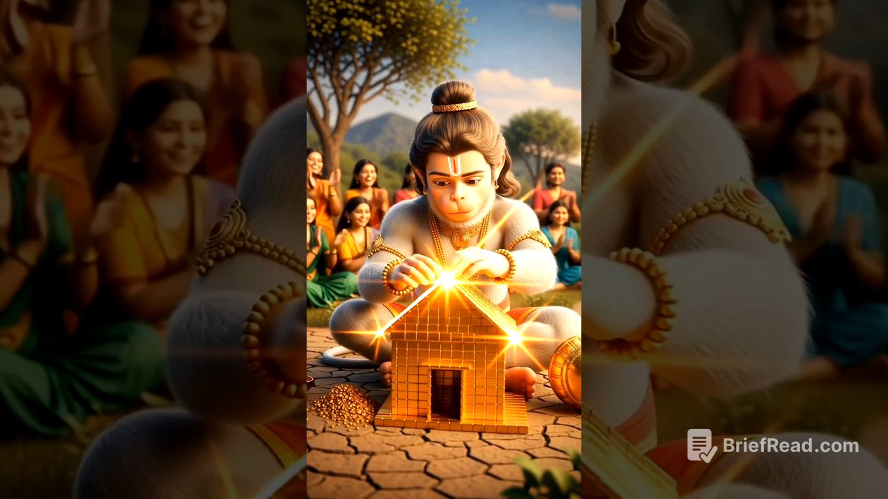 Made the Best Hut? Hanuman or Demon 🏠#ai #video #hanuman #shorts