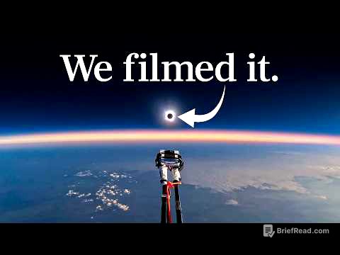 We sent a balloon to space to film the solar eclipse