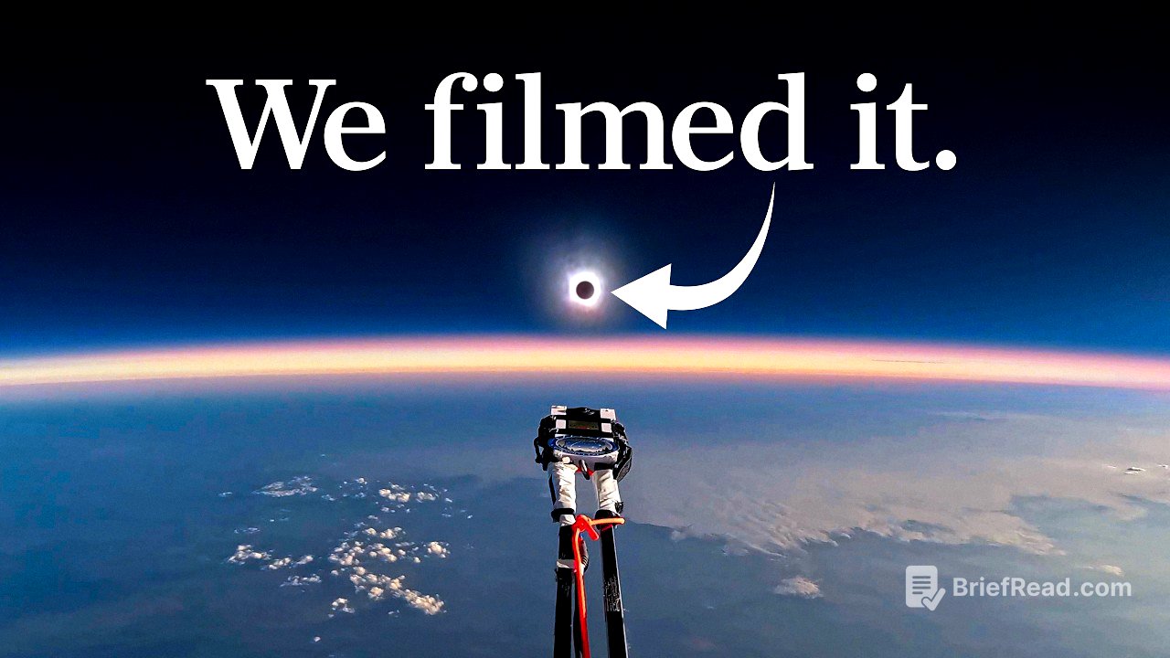 We sent a balloon to space to film the solar eclipse