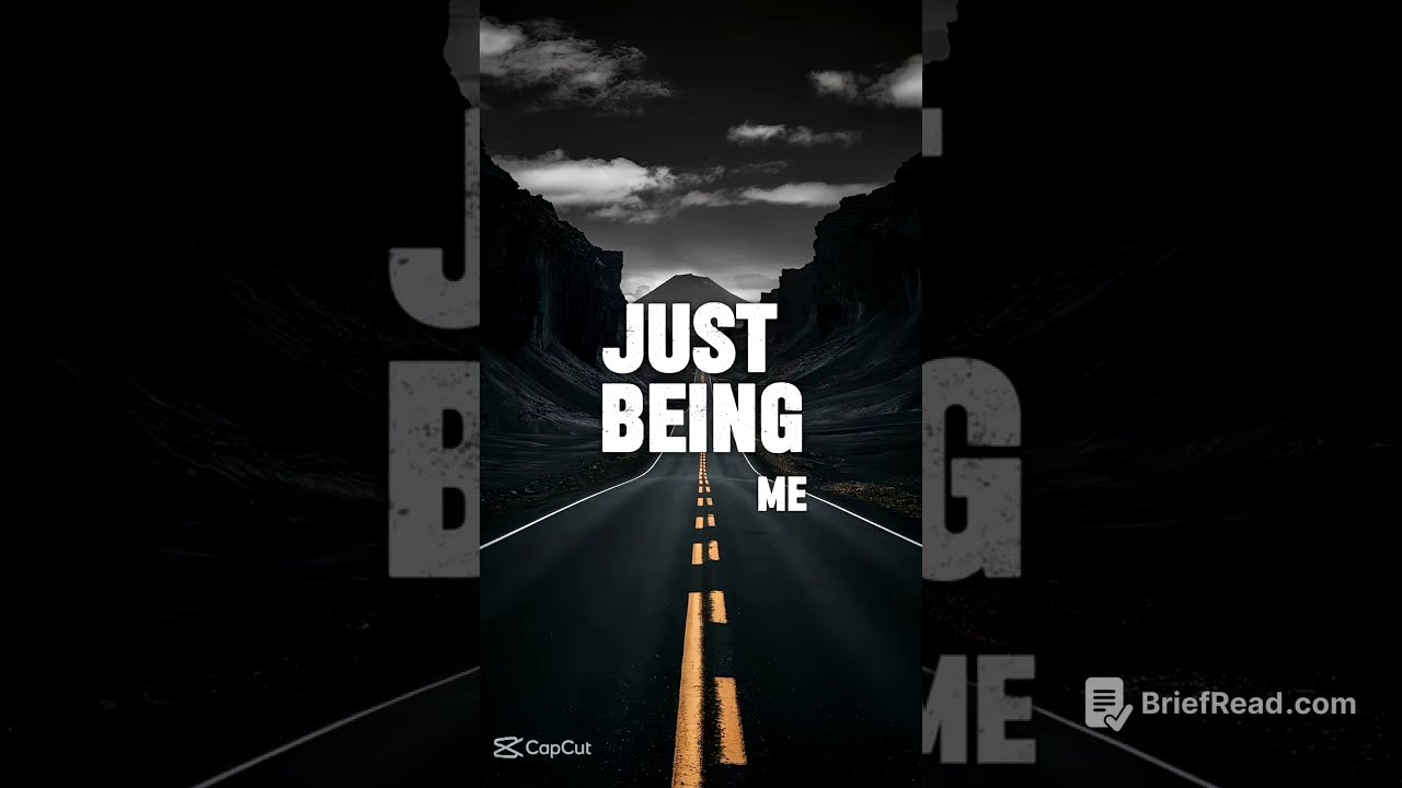 Never stop being yourself