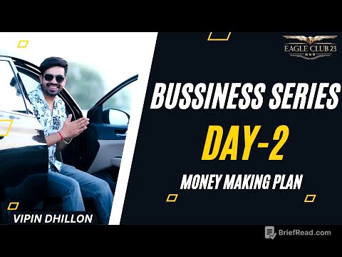 MONEY MAKING PLAN
