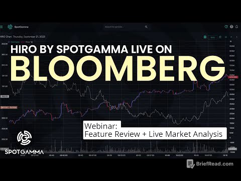 HIRO by SpotGamma Live on Bloomberg: Features Webinar + Live Market Analysis