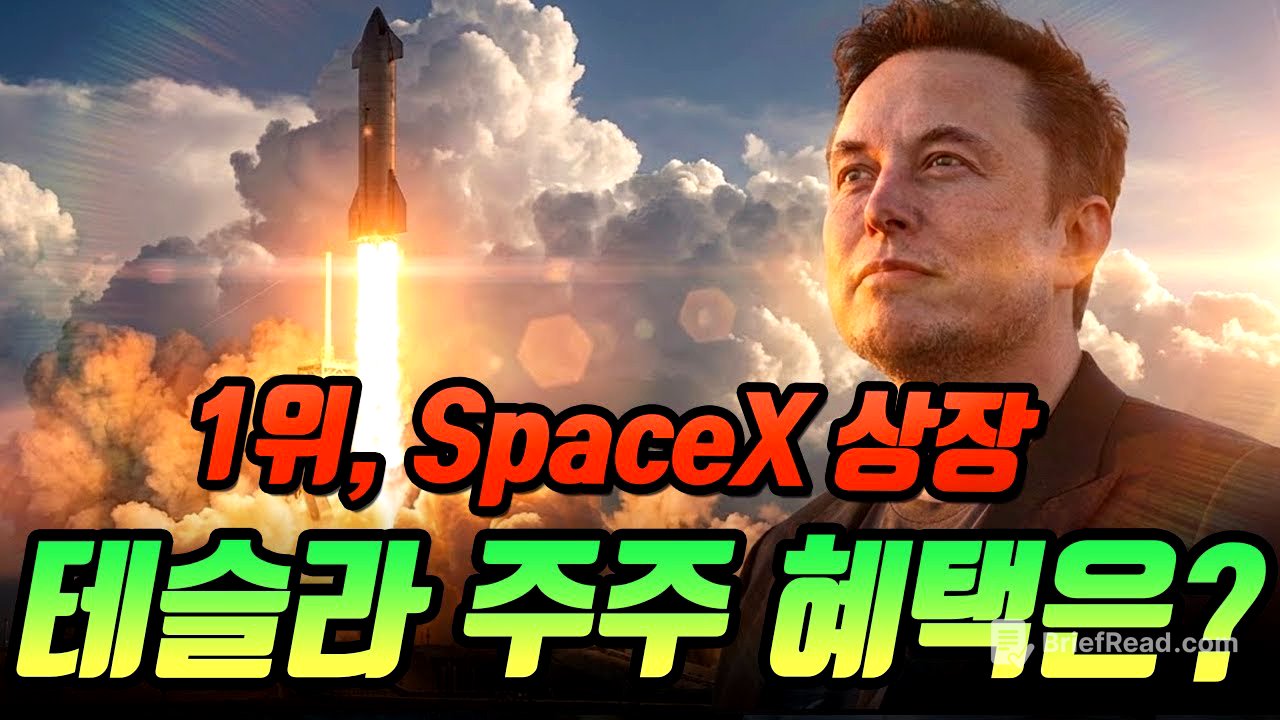 1위: SpaceX 상장하면 테슬라 주주 혜택은? 머스크가 약속한 ‘보상’의 모든 것! 이번주 발표?