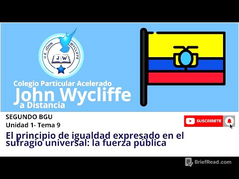 El principio de igualdad expresado en el sufragio universal: la fuerza pública