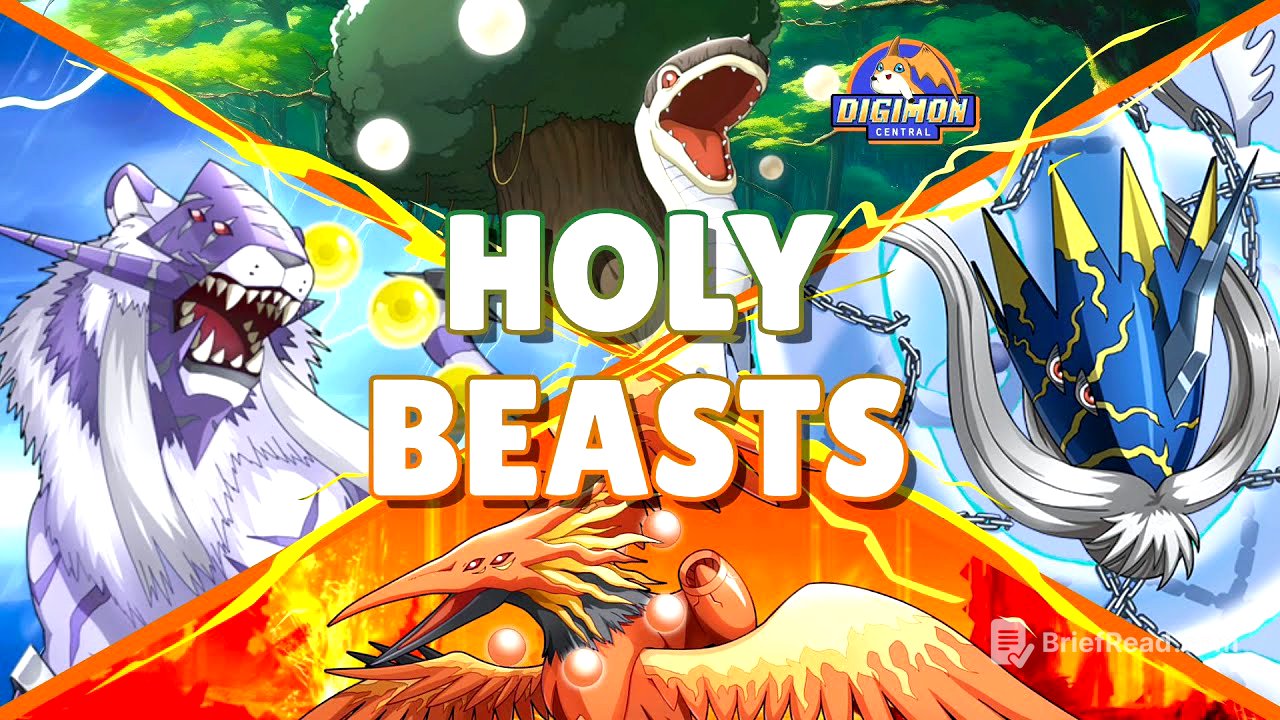 4 Holy Beasts Digimon