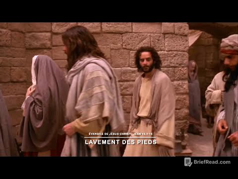 Évangile de Jésus Christ + Commentaire : Jean 13, 1-15 - Lavement des pieds. #évangiledujour #film