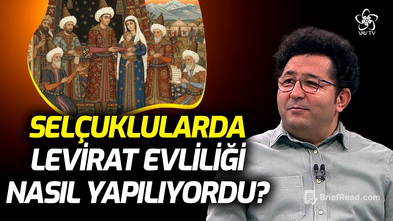 Selçuklularda Levirat Evliliği Nasıl Yapılıyordu? | Prof. Dr. Haşim Şahin