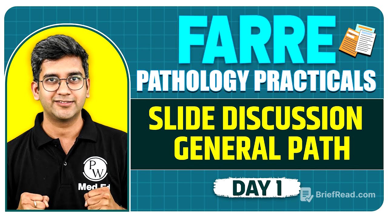 General Path - Slide Discussion | FARRE - Pathology Practicals | Dr. Ranjith
