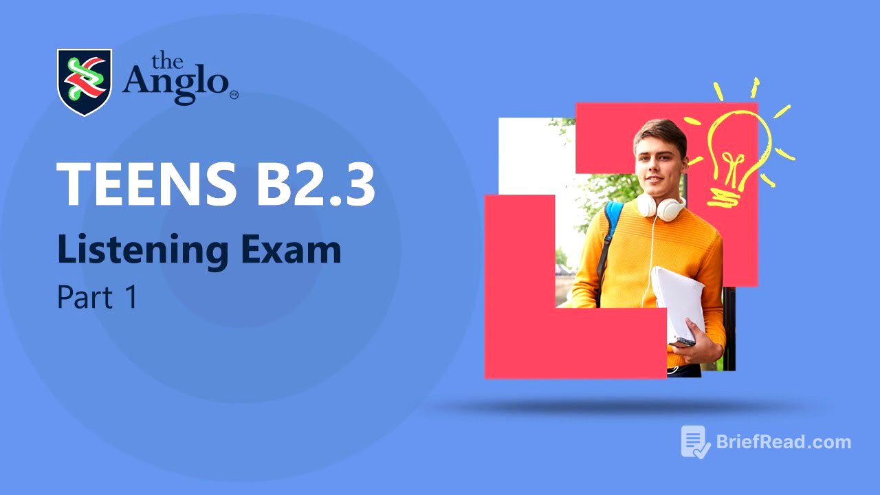 TEENS B2.3 | Listening Exam Part 1