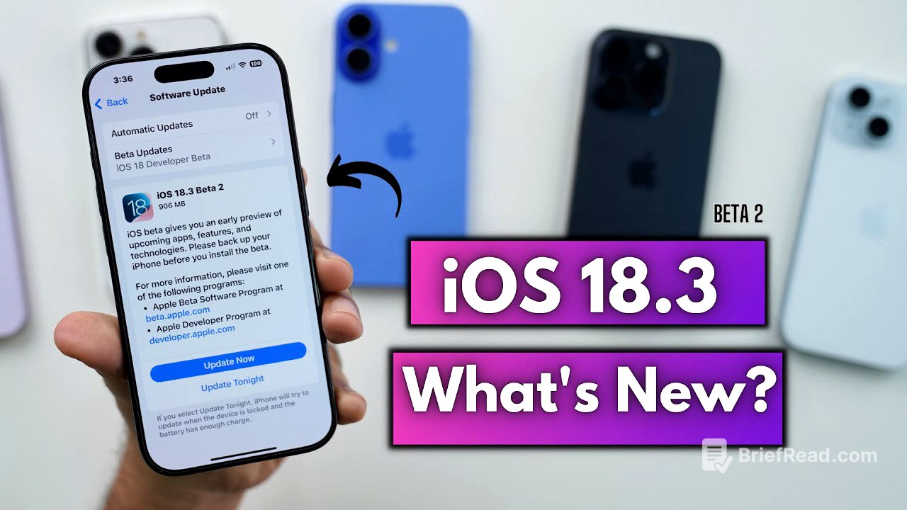 iOS 18.3 Beta 2 Released | What’s New?