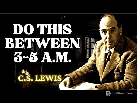 If You Wake Up Between 3AM & 5AM, DO THESE 3 THINGS! | C.S Lewis 2024