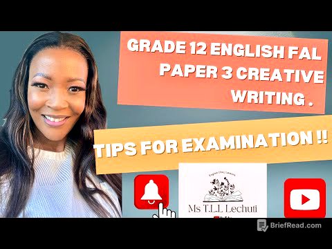how to approach English paper 3 final examination.