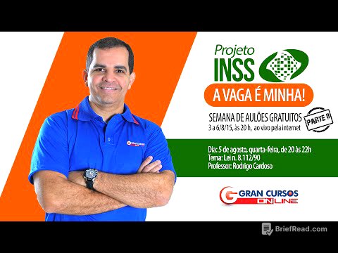Concurso INSS parte II - Lei 8.112/90 - Prof. Rodrigo Cardoso