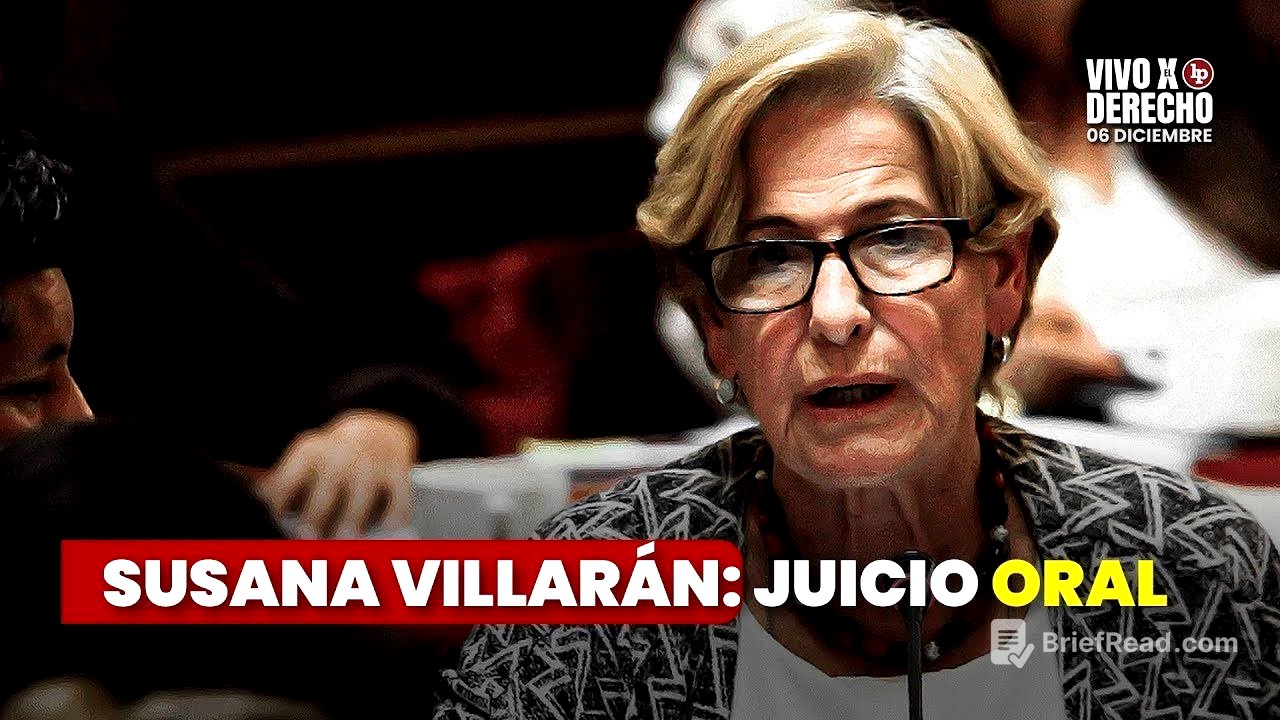 Juicio oral contra la exalcaldesa de Lima Susana Villarán