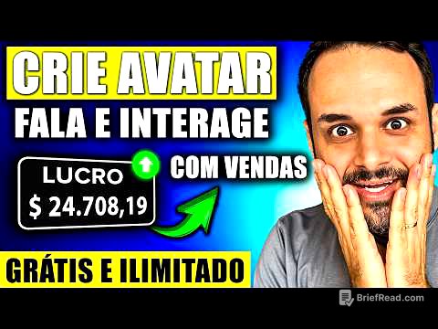 CRIE AVATAR DE IA E GANHE DINHEIRO 100% GRÁTIS E ILIMITADO COM ESTA IA