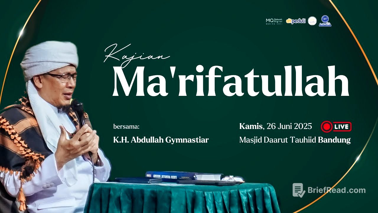 🛑LIVE Kajian Marifatullah dari Masjid Daarut Tauhiid Bandung| 26/06/2025