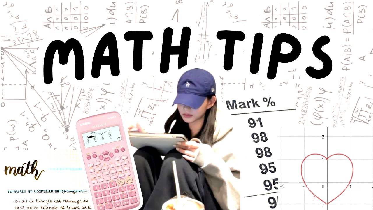 how to be good in MATHS when you HATE it ~math tips