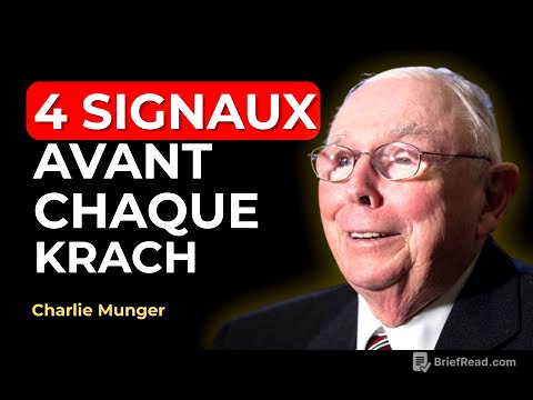 Charlie Munger : Ces 6 Signaux Apparaissent 6 Mois Avant Chaque Grand Krach...