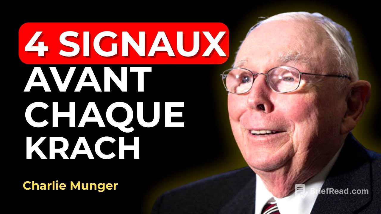 Charlie Munger : Ces 6 Signaux Apparaissent 6 Mois Avant Chaque Grand Krach...