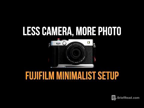 How to Turn Your Fujifilm Camera into a Minimalist Camera