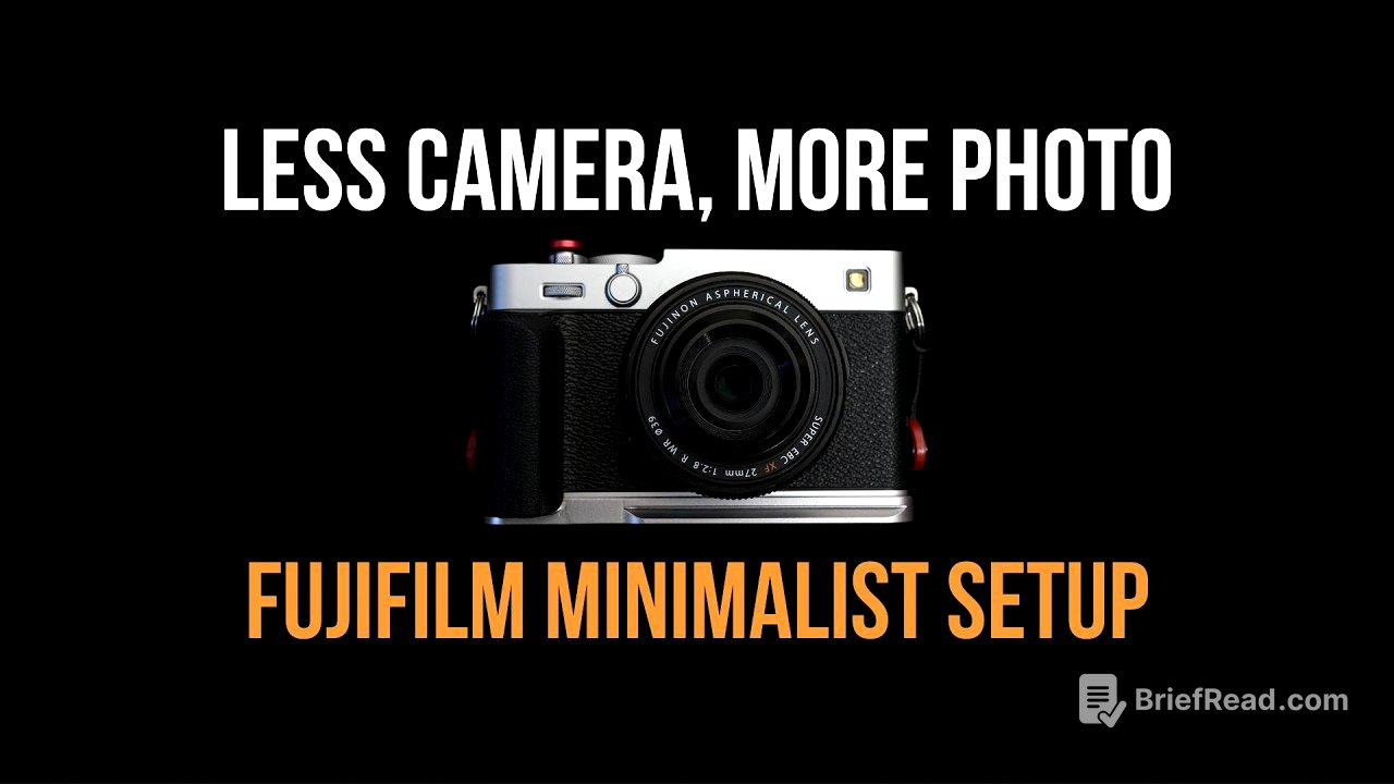 How to Turn Your Fujifilm Camera into a Minimalist Camera