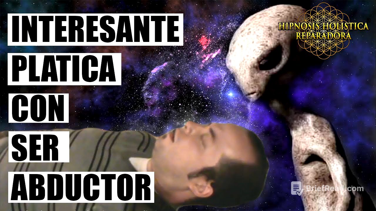 Interesante platica con ser abductor en terapia de hipnosis - Javier Sampayo