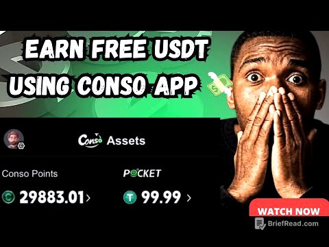 CONSO APP: FREE TOKEN REWARD, EARN USDT ON TELEGRAM & WITHDRAWAL PROCESS || MAKE MONEY ONLINE