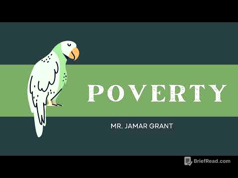 Tutorial 1: Poverty and the types of Poverty