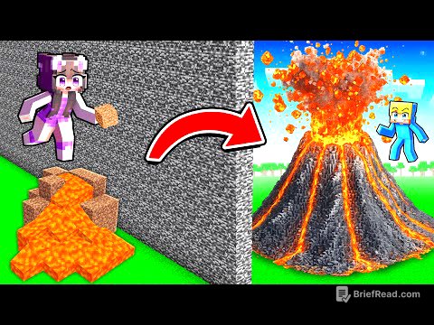 10 Sekunden Vs 1 Stunde Vulkan Bau Challenge!