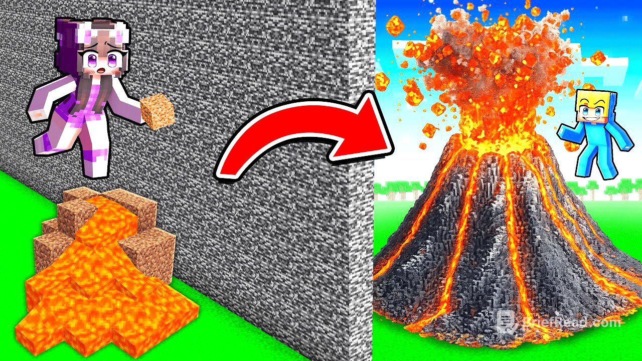 10 Sekunden Vs 1 Stunde Vulkan Bau Challenge!