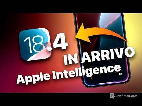 iOS 18.4: Sta per arrivare “Apple Intelligence” in Italia su iPhone