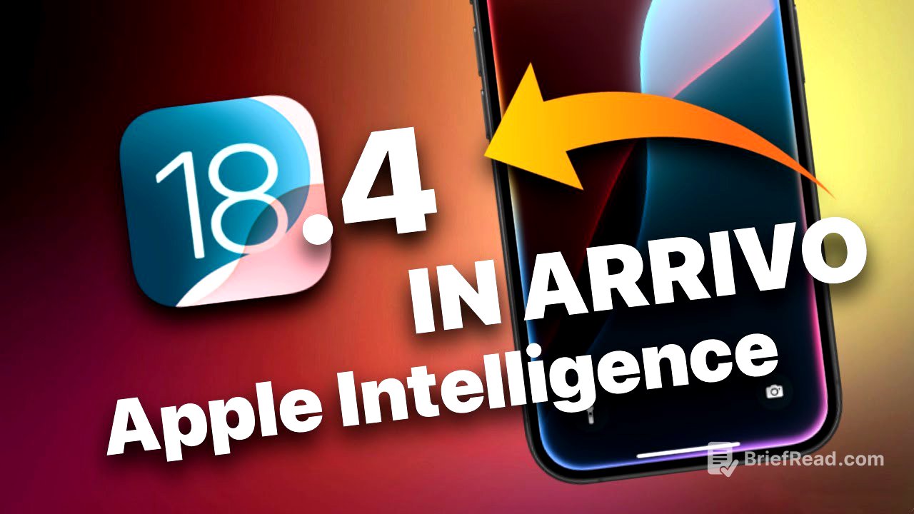 iOS 18.4: Sta per arrivare “Apple Intelligence” in Italia su iPhone