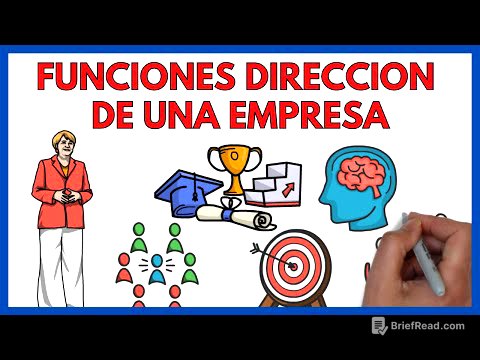 FUNCIONES de la DIRECCION de una EMPRESA 💼 | Economía de la Empresa 2º Bachillerato 137#