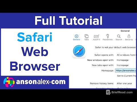 Safari Tutorial for Mac