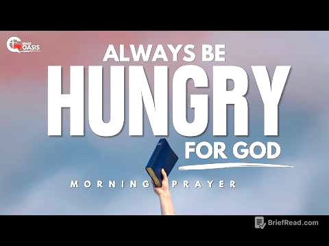Stay Hungry for More of God Each Day | Morning Prayer