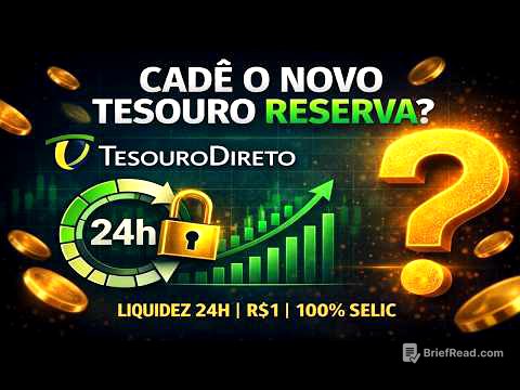 CADÊ O NOVO TESOURO RESERVA? Onde Investir sua Reserva de Emergência em 2026!