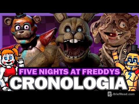 LA HISTORIA DE FIVE NIGHTS at FREDDYS - FNAF Cronología 2024