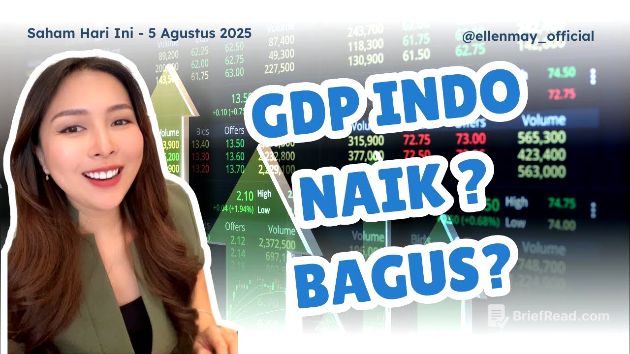 Saham Hari Ini 5 Ags 2025: GDP Indo Naik? Saham PP Bakal Masuk MSCI Ga?