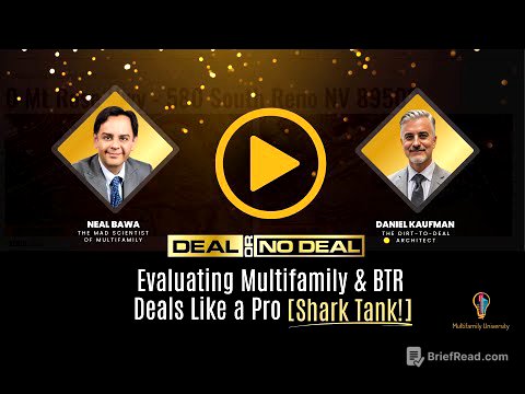 Deal or No Deal Preview : Evaluating Multifamily & BTR Deals Like a Pro [Shark Tank!]