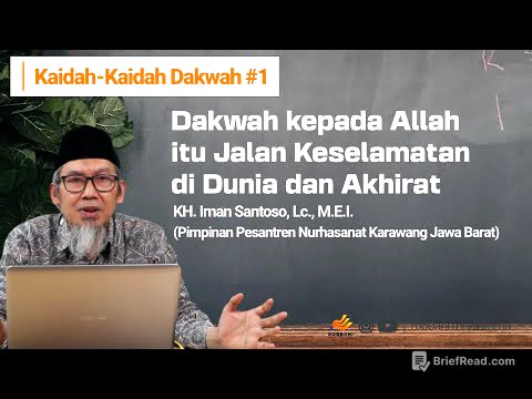 Dakwah itu Jalan Keselamatan di Dunia dan Akhirat || K.H. Iman Santoso Lc., M.E.I.